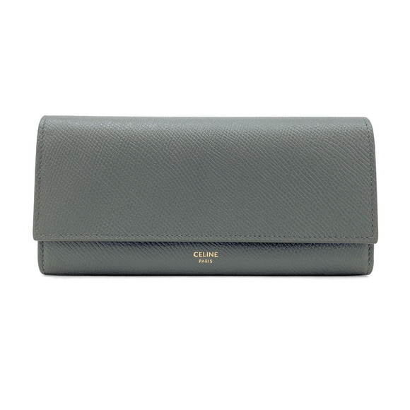 Celine Wallet Flap Calfskin Gray - Picture 1 of 3